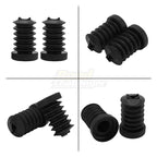 Rubber Rear Fork Boots Shock Absorber Covers Protector Gaiter Gators For Harley Touring Street Electra Glide Road King 1997-2013