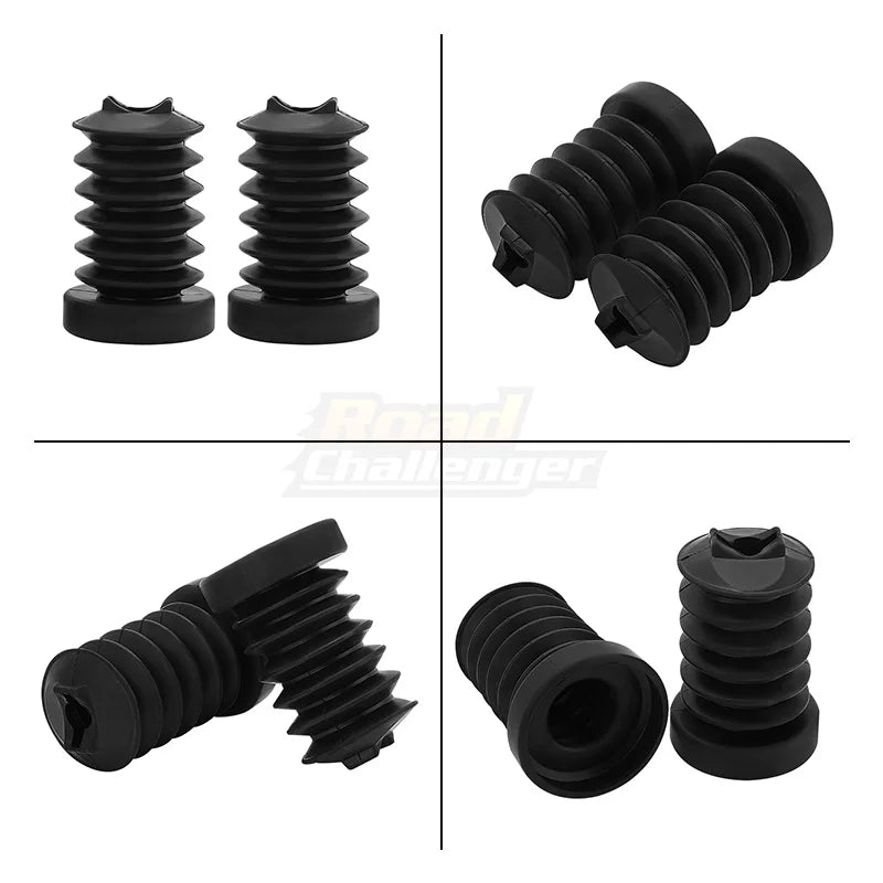 Rubber Rear Fork Boots Shock Absorber Covers Protector Gaiter Gators For Harley Touring Street Electra Glide Road King 1997-2013
