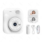 Kids Instant Camera Color Printing 2.4''IPS Digital 1080P Video Photo Thermal Printer 57x25mm as a Gift for Girls,Boys,Children