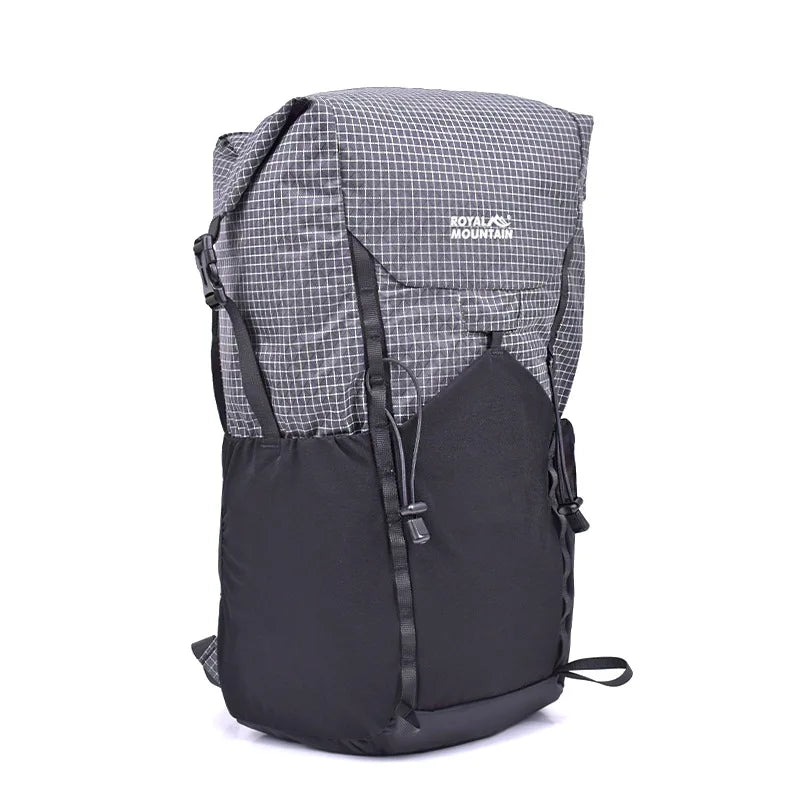 25L Ultralight Roll-Top Hiking Backpack UHMWPE X-Pac Anti-Slash Foldable Daypack 450g