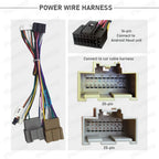 Car Radio Wiring Harness Adapter 16-Pin Power Cable with CAN Bus Decoder GMC15