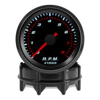 2" 52mm Digital Car Boost Meter Water Temp Oil Temp Oil Pressure RPM Tachometer Voltage Vacuum For 12V Car Smoke Lens Gauge