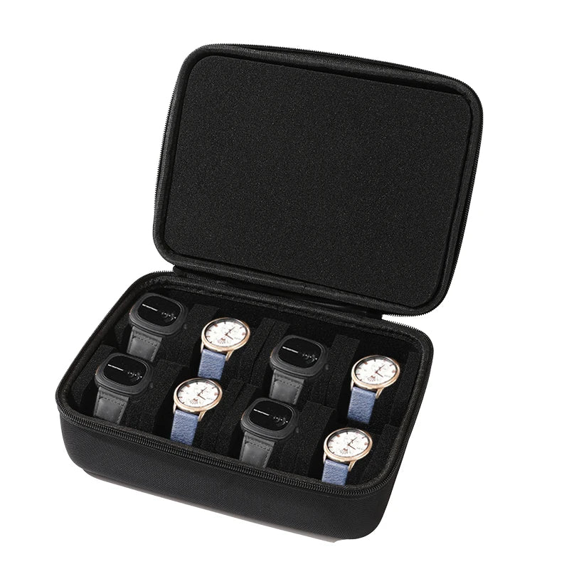 Watch Box Organizer Watch Travel Case Portable Storage Watch Display Holder for Wristwatches and Smart Watches Men Women Gift