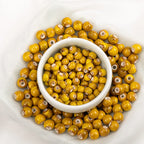 6# 8# 100pcs China Ceramic Colorful Beads Bandmade Procelain Bead For Jewelry Making #A507C