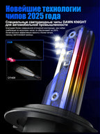 DAWN KNIGHT K9C 24V H7 H4 Led Lamp for Truck Bigger Copper Tube Led Lights H1 HB3 9005 HB4 9006 12V for Car Led Headlight Bulb