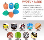 NuoDunco 6pcs /30pcs Set Mini Polishing Sponge Car Contour Detailing Polishing Pad for Dremel Rotary Metal Surface Cleaning Tool