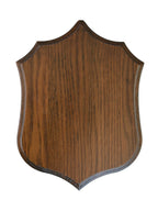 Deer Trophy Shield Roe Solid Oak Trophy Plate Buck Wooden Shields for Deer Trophies Plaque Antler Mount Shield Plaque