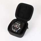 Watch Box Organizer for Men,Watch Travel Case Portable Storage Watch Display Holder for Wristwatches with anti-Move Watch Pillow