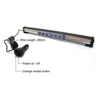 LED Emergency Strobe Warning Light Bar COB Traffic Advisor Lamp Amber or Amber/White