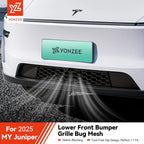 YZ Car Anti-insect Front Mesh Grille Mesh for Tesla Model Y Juniper 2025 Air Inlet Vent Cover Grille Guards Protector Cover