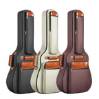Acoustic Guitar Bag 41 Inch Thickened Waterproof Oxford Nylon Double Straps Cotton Padded Guitar Case Gig Backpack