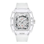 UTHAI BK134 Fashionable Men watch barrel shaped transparent waterproof quartz watch sports clock gift watches for man