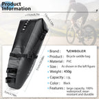 NEWBOLER Bicycle Bag Waterproof 13L Large Capacity Bicycle Saddle Bag Bicycle Foldable Tail Bag Mountain Bike Road Luggage