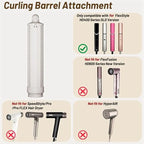 Long Barrel Curling & Large Round Volumizing Brush Attachment for Shark FlexStyle HD400