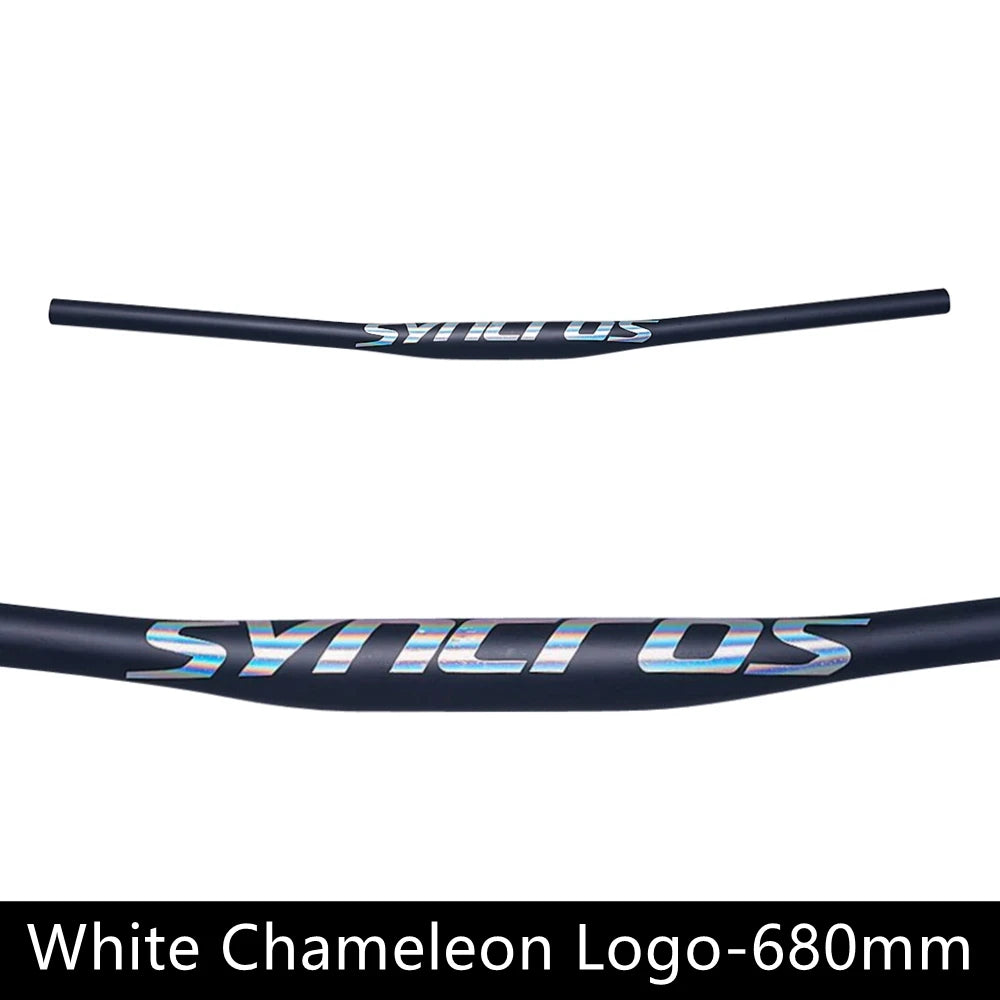 Syncros Carbon Fiber MTB Flat Handlebar 31.8mm Clamp 9° Sweep 580-760mm Black