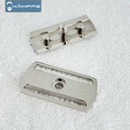 KAMPFE Men's Safety Razor Shaver Head TC4 Titanium CNC Precision Milled, 1pc
