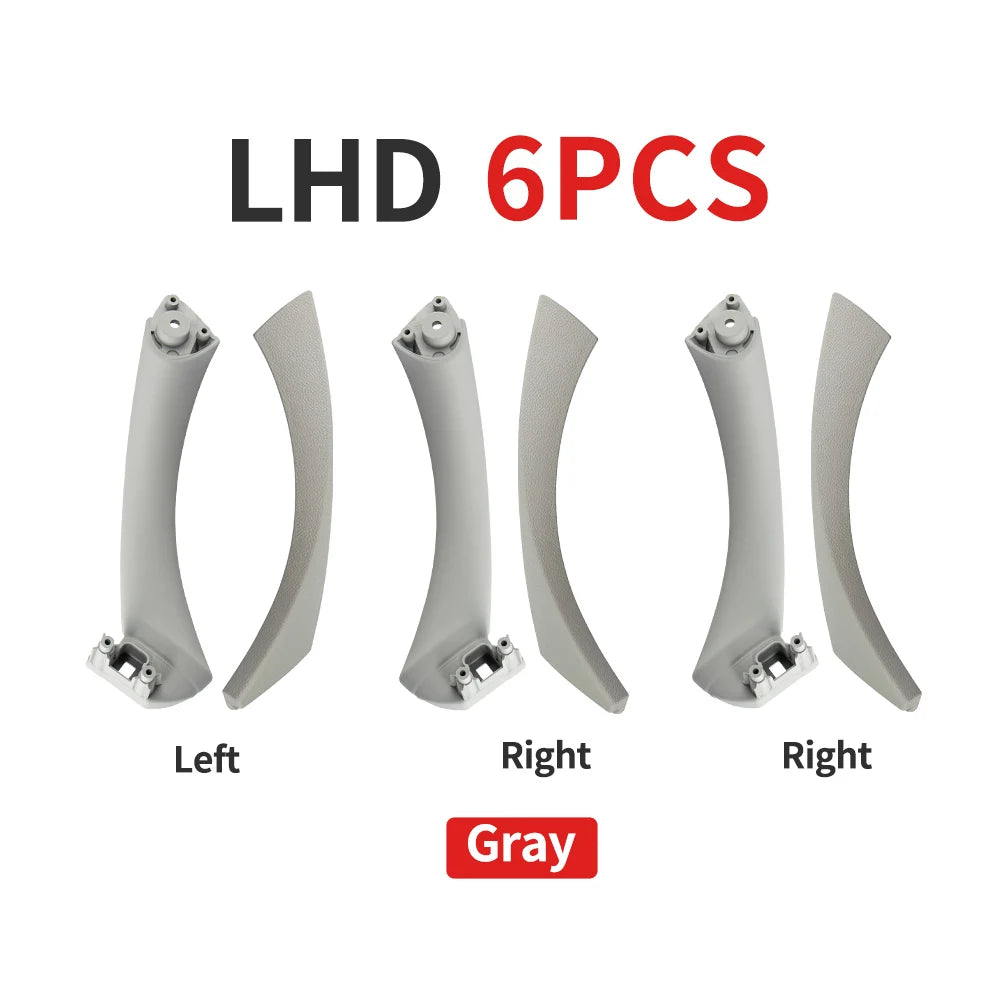 For BMW 3 Series 2005-2012 E90 E91 E92 Replacement Door Handle 6pc LHD RHD Door Interior Handle 316 318 320 325 328 330