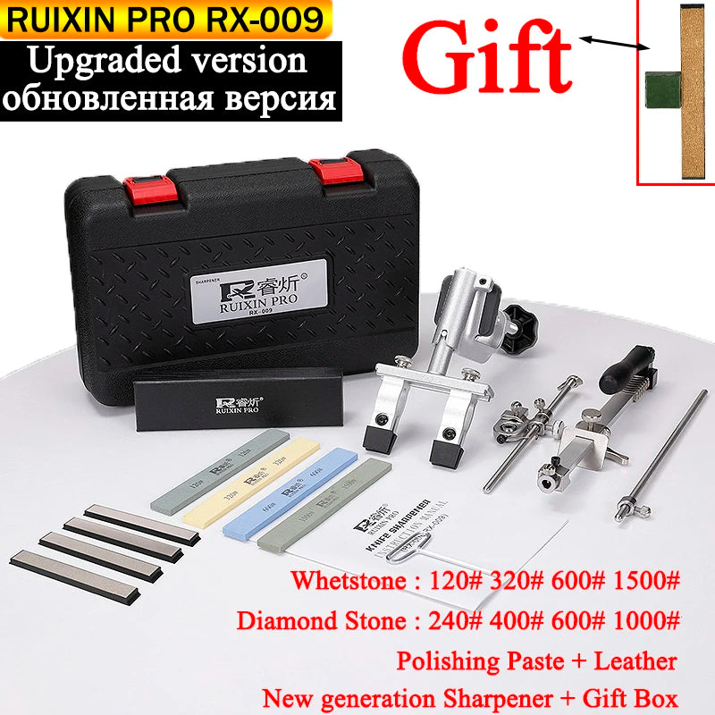 RUIXIN PRO RX 009 Fixed Angle Knife Sharpener Machine Professional Diamond Bar Sharpening Stone Grinding Whetstone Kitchen Tools