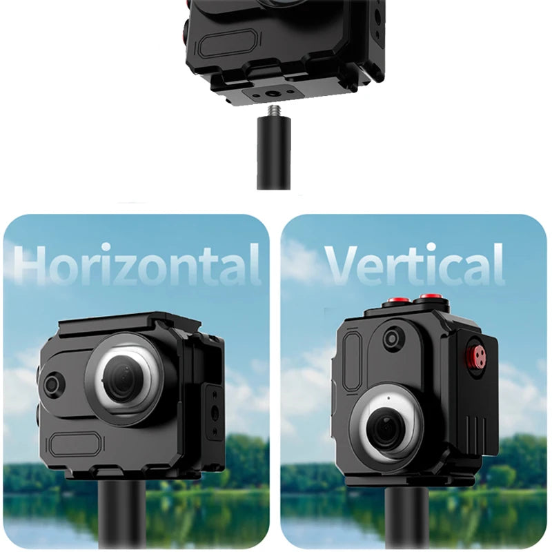 GO 3 3S Waterproof Housing Case for Insta360 GO3 Tempered Glass Underwater Diving Protective Frame for Insta 360 GO Thumb Camera