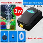 Quiet 220v 8W 12W Air Pump Adjustable Super Silent 4 Outlet Aquarium Fish Tank Oxygen Air Aerator Koi Fish Air Aerator air pump