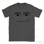 Y2k Anime Robot Robloxs Face Graphic Cotton T-Shirt Funny Men Women Clothes Tee Shirt  Hombre Unisex High Quality Cosplay Tops
