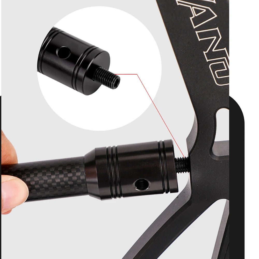 CUPID Archery Compound Bow Stabilizer Carbon Fiber Shock Absorber for Hunting Target Shooting