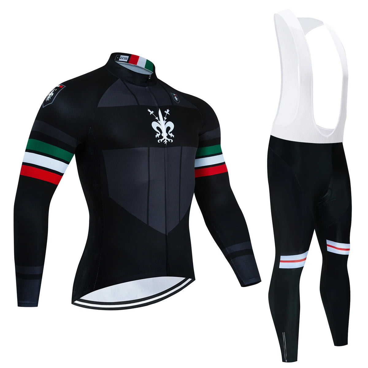 Warm Winter Thermal Fleece Cycling Jersey Sets Men Outdoor Riding MTB Ropa Ciclismo Bib Pants Set Pro Team Cycling Clothing 2025
