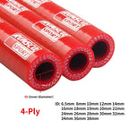 RUNSCO 4Ply Silicone Straight Hose 1 Meter Car Engine Universal Coolant Intercooler Turbo Tube Air Intake Piping water hose Pipe