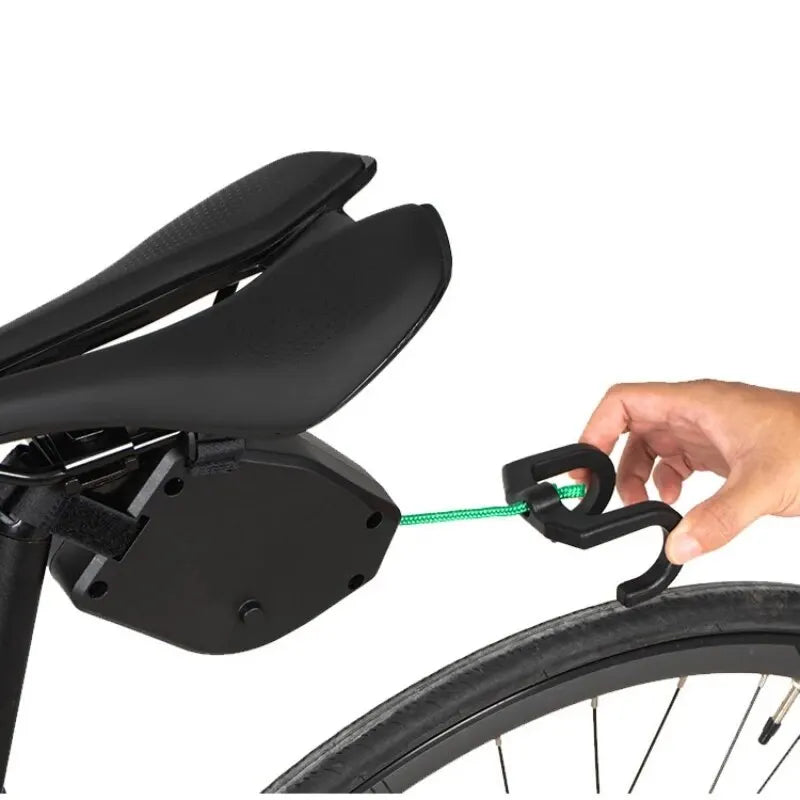 Bicycle tow rope traction strap for kids and adults, portable MTB/road bike pull rope, black, 2pcs/5pcs
