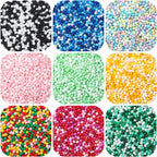Uniform Smooth Glass Seed Beads Miyuki Japanese Style 2mm/3mm Solid Color Seed Beads for DIY Bracelet Craft Making Supplies