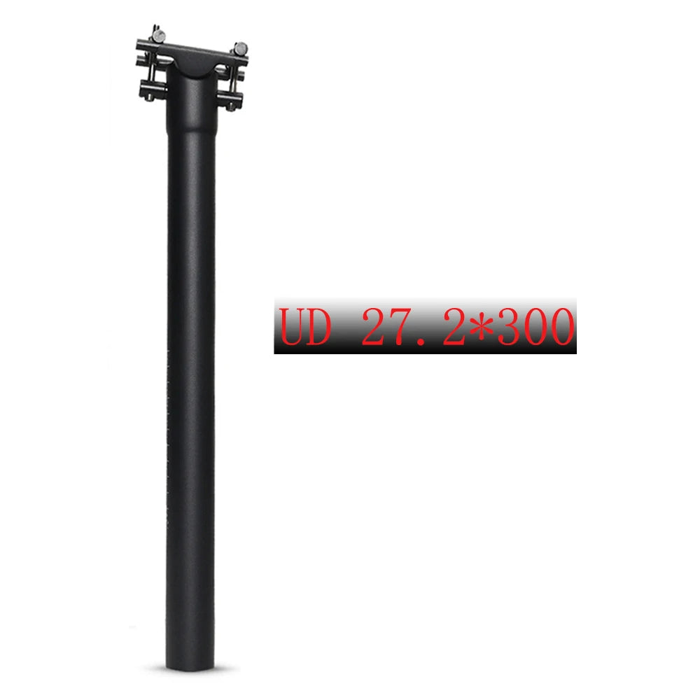 Carbon Fiber Bike Seatpost UD Matte 27.2/30.9/31.6mm Diameter 300/350/400mm