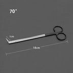 Potts Cut Angle Vascular Scissors Microscopic Coronary Artery Stainless Steel Microscopic Beak Scissors