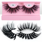 Free Shipping 10Pairs/Pack Fluffy Wispy Natural Strip Lashes With Spikes Wholesale in Bulk Faux Mink Lashes Supplies