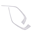 2Pcs Car Chrome Stainless steel Front Grill Grille Cover Decorative Trim Strips Mouldings Fit for Toyota Rav4 2019
