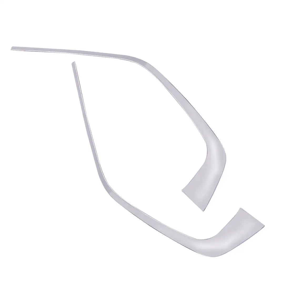 2Pcs Car Chrome Stainless steel Front Grill Grille Cover Decorative Trim Strips Mouldings Fit for Toyota Rav4 2019