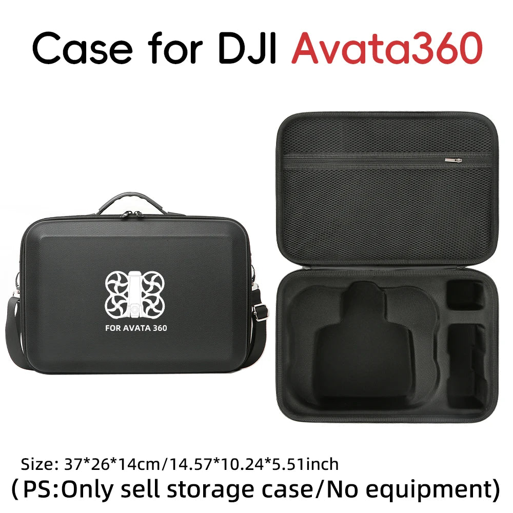For DJI Avata 360 Shoulder Storage Bag Dust-proof Shock-resistant Protective Carry Case for DJI RC 2 Control Drone Accessories