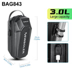 NEWBOLER 3L/5L Electric Scooter Bag Accessories Electric Vehicle Bag With USB Port Waterproof Scooter Front Bag Bike Bag