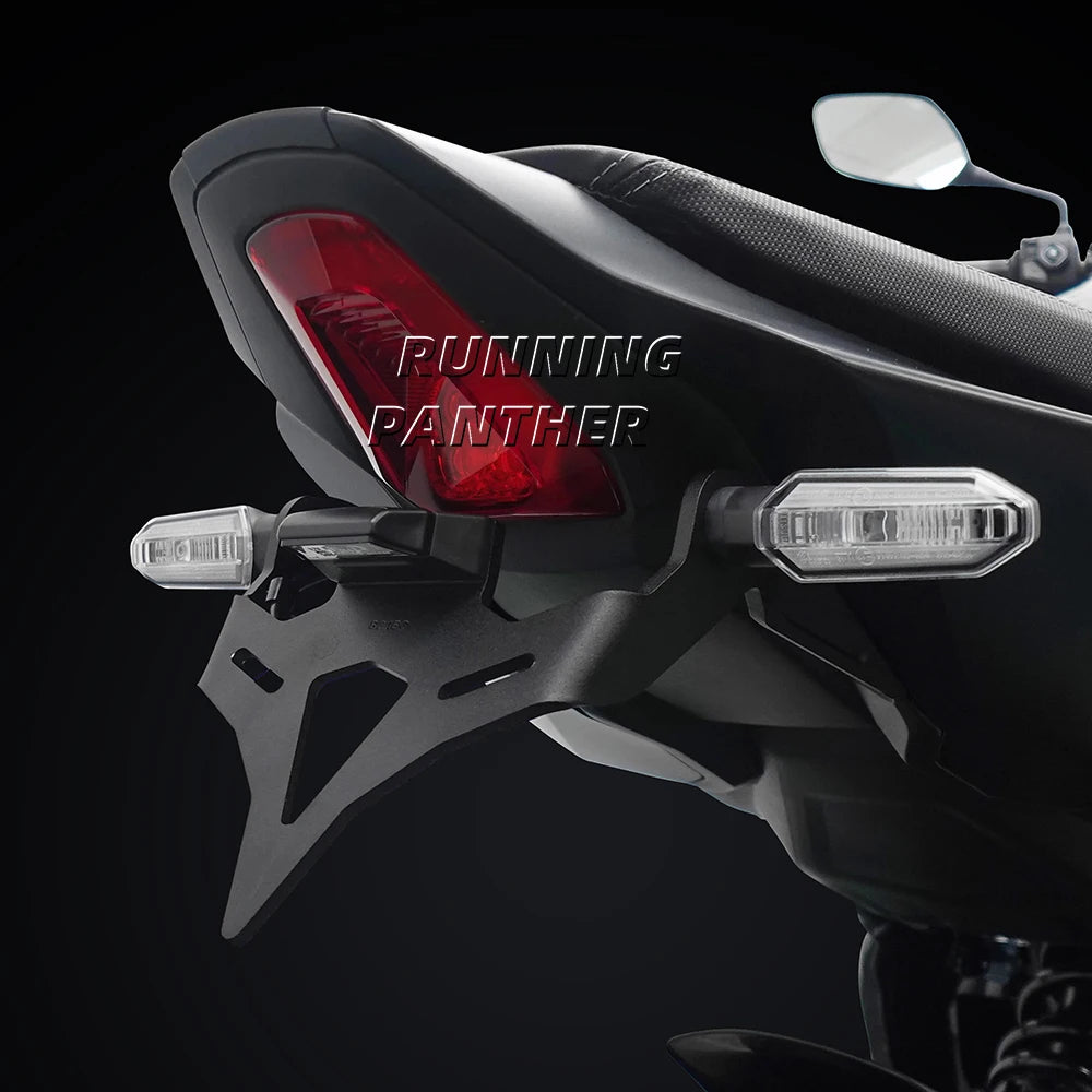 CB650R 2024 2025 Motorcycle License Plate Holder Rear Short Tail Stock Tidy Tailstock Bracket LED Light For Honda CB650 R CB650R