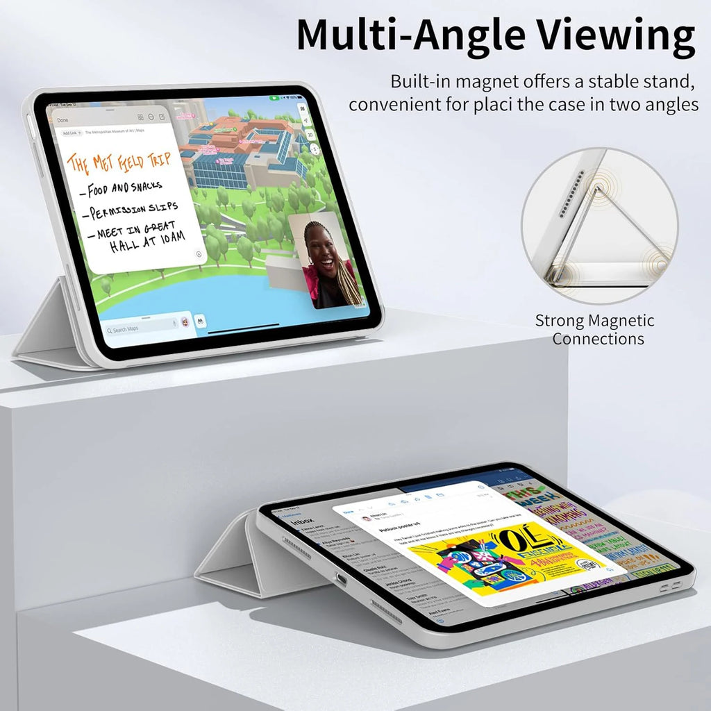 For Samsung Galaxy Tab A11 Plus Case 11-inch 2025 TPU Tri-fold Flip Magnetic Stand Funda For Galaxy Tab SM-X230 X236 X226B Cover