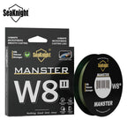 SeaKnight Brand W8 II 300M PE Fishing Line 8 Weaves Multifilament Braided Line Updated silicon resin coating Saltwater Fishing