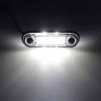 10pcs 12/24V Waterproof LED Side Marker Lights Clearance Rear Tail Brake Indicator Turn Signal Lamps Truck Trailer Tractor Van