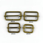 5/10Pcs 20-38mm Bronze Metal Buckles O D Ring Buckle Swivel Lobster Clasp Backpack Carabiner Clips Webbing Strap Adjuster Slider