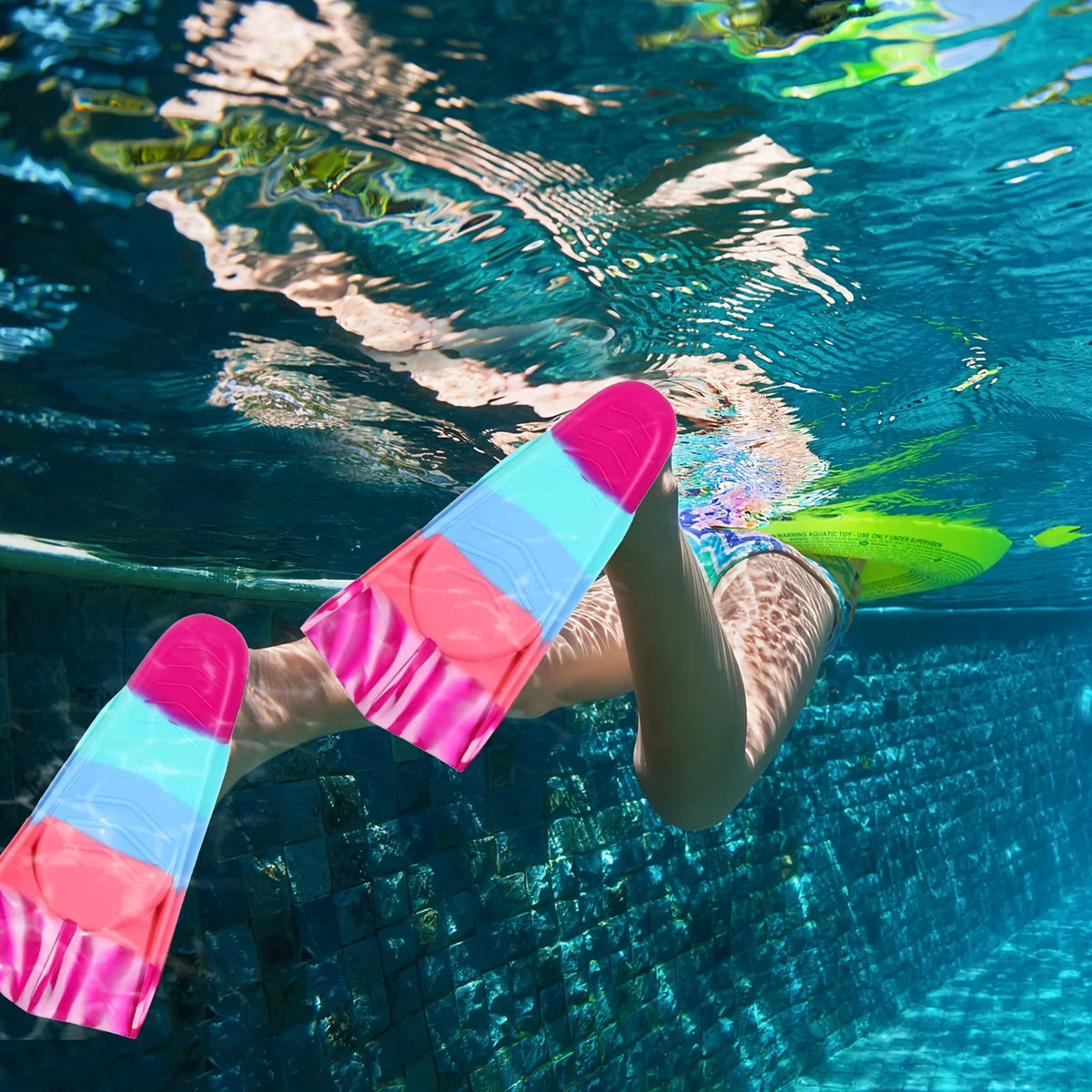 Silicone Swimming Flippers Snorkel Fins Short Frog Shoes Professional Training Breaststroke Scuba Diving Freesnorkel Men Women