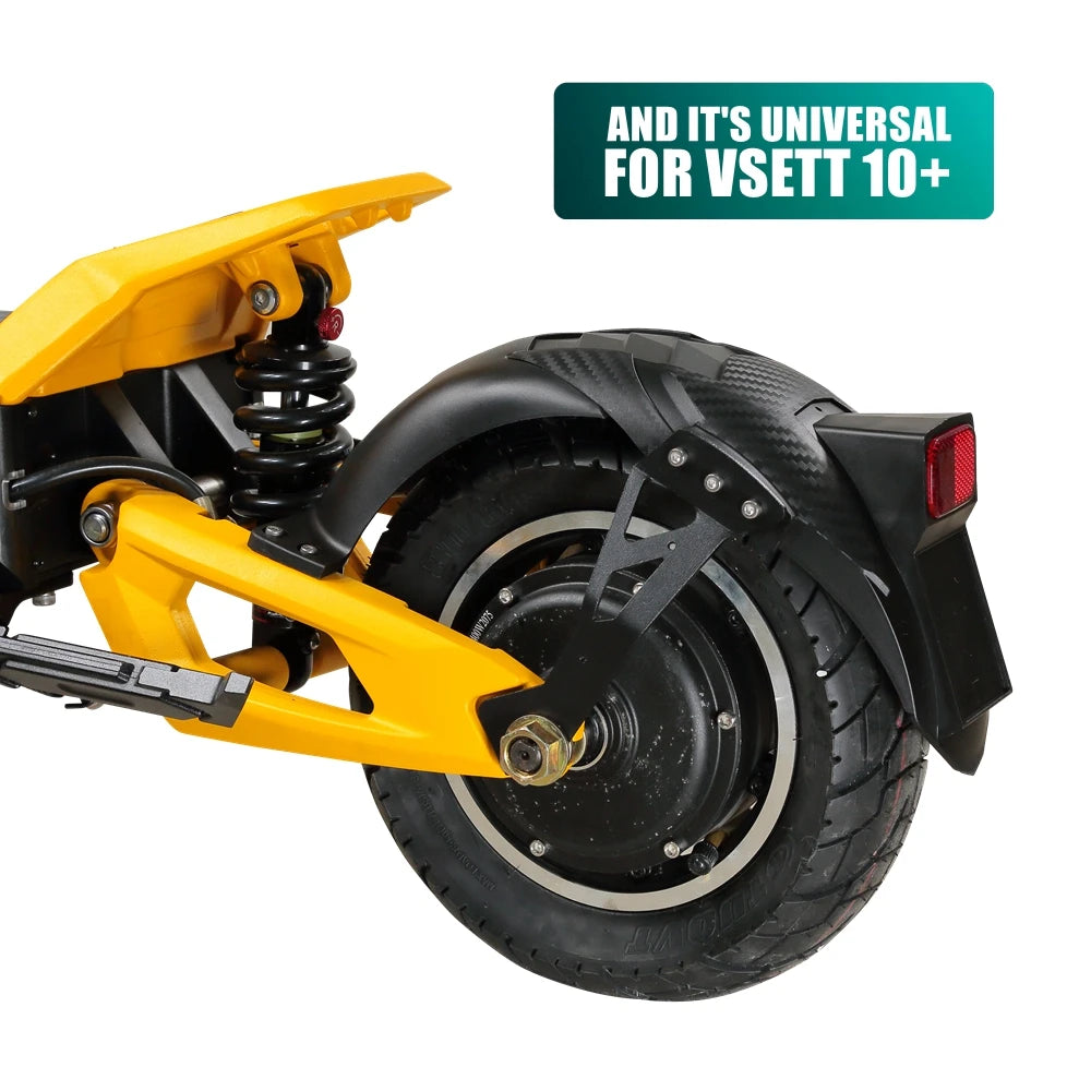 VSETT Extended Rear Mudguard for VSETT 10+ 10 APEX Plus Electric Scooter Fender Wheel Cover Tyre Wing Mud Guard Splash Board