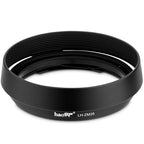 Haoge Bayonet Metal Round Lens Hood for Voigtlander APO-LANTHAR 35mm F2  VM,APO-LANTHAR 50mm F2 VM Lens Black