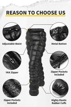 MAPLEAF Down Pants Ultralight Warm Down Trousers 800FP Winter Snow Pants Windproof Waterproof Ski Pants Camping Hiking Trousers