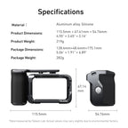 TELESIN Hand Grip Aid Remote Control Kit Aluminum alloy Set For DJI OSMO Action6 Rabbit Cage Quick release Protective case