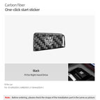 BMW 5 Series G60/G70 X3 G45/G48 2025-2026 Carbon Fiber Start Stop Button Trim Sticker