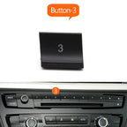 Car Dashboard Radio CD Player Button Digital Switch Control Buttons Cover Trim For BMW M3 M4 F20 F21 F22 F30 F32 F35 F34 F36