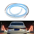 2PCS Car Door LED Strip Lights Car Door Opening Night Warning Light Flashing Light LED Welcome Lamp for vw bmw f30 audi a4 a6